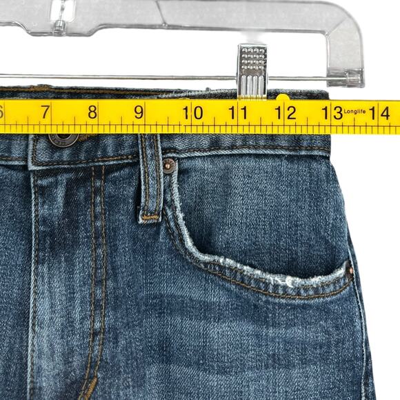 Joe's The Debbie Blue Distressed High Rise Straight‎ Leg Ankle Jeans Size 24 - Picture 7 of 9